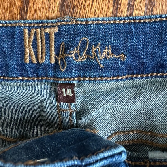 Kut from the Kloth Katy High Rise Ankle Straight Size 14 - Picture 9 of 11